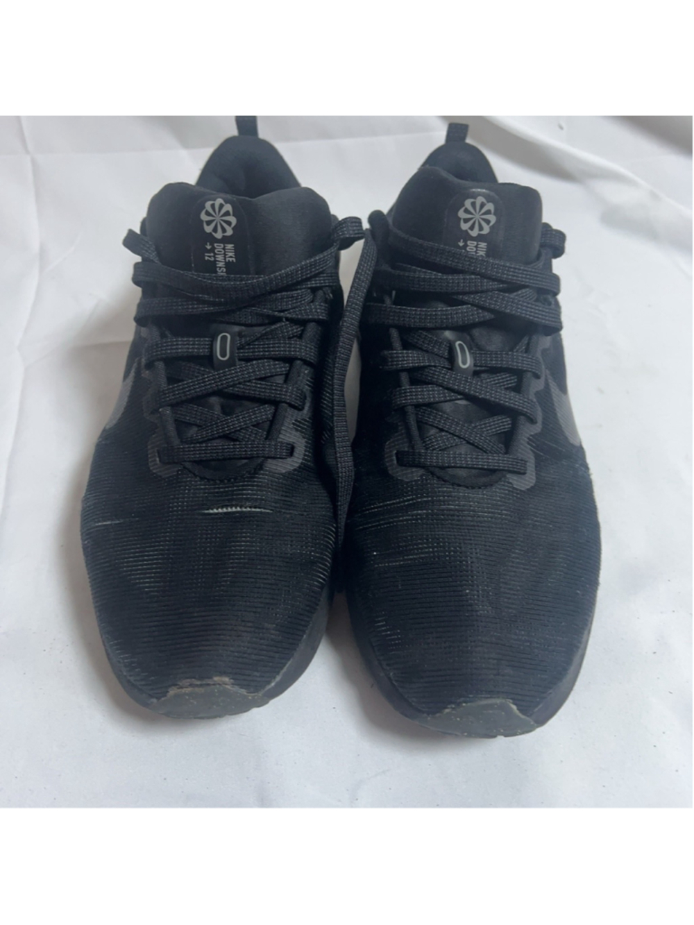 Nike Downshifter 12 Shoes Mens Size 8.5 Black Mesh Low Top Running Sneakers